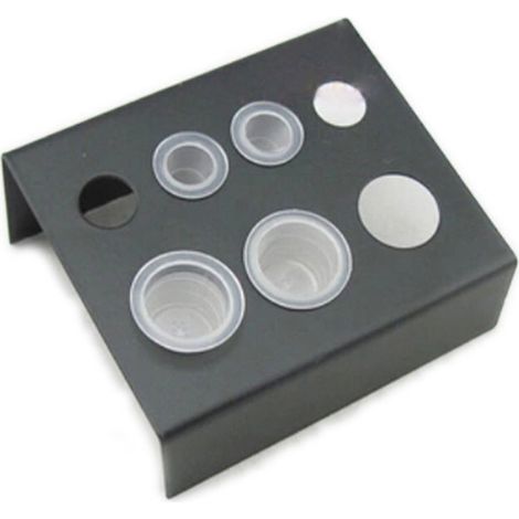 Support professionnel à 7 trous en acier inoxydable pour godet à encre de tatouage, porte-pigments (1/3)