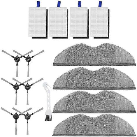 Kit de pièces détachées pour aspirateur robot Xiaomi E5 / C108 : brosse latérale, filtre HEPA et accessoires de nettoyage (1/4)