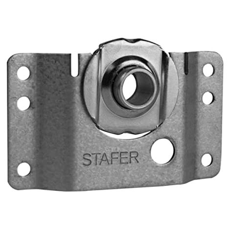 Schellenberg 10251 Muro con Cuscinetto a Sfera Maxi, Montaggio Rullo Ottagonale nel cassonetto per tapparelle avvolgibili, Grigio, Ø 42 mm (1/4)