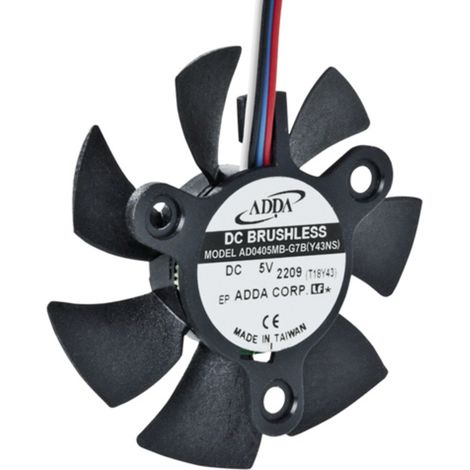 ADDA AD0405MB-G7B(Y43NS) Axiallüfter 5 V/DC 8.5 m³/h (L x B x H) 40 x 40 x 10 mm
