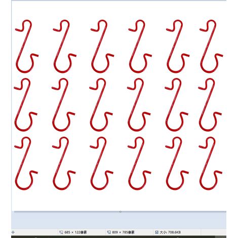 100 Christmas Ball Hooks, Tree Decoration Hangers, S Shaped Metal Hanging Hook, Christmas Tree Hanger, Star Hooks for Hanging Tree Decoration (1/5)