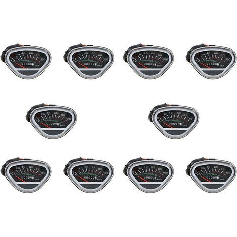 Compteur de vitesse moto 10X 100 km/h, tachymètre, odomètre, compatible avec Honda DAX 70 (1/5)