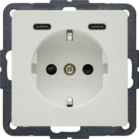 Berker Q.X SSD M.2F.USB-C 20W PWS SAM (48156089)