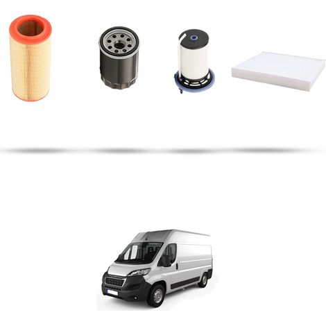 Kit tagliando 3 filtri compatibile con Peugeot Boxer III 2.0 BlueHDI 120kw dal 2015 (1/5)