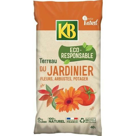 Kb Gartenboden Natur 40L Recyclingbeutel