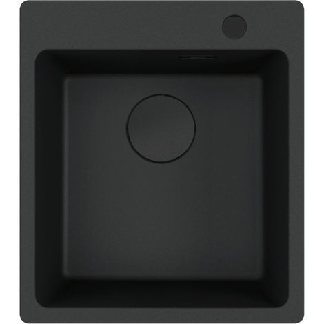 Franke Einbaubecken Maris MRG 610-39 A Fragranit Black Matt Collection, Drehknopfventil (1/3)