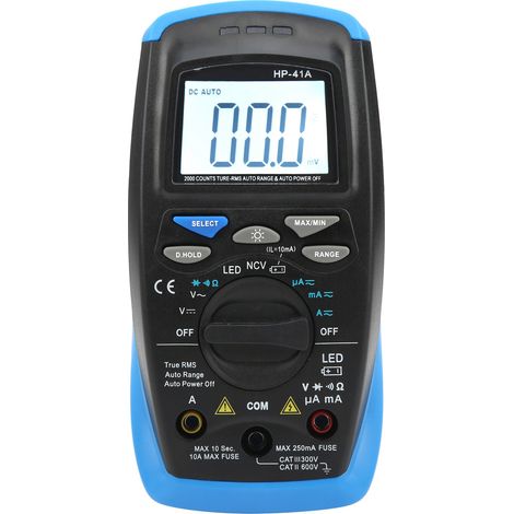 HP-41A Multimètre numérique multifonction de courant et de tension CA/CC True RMS, 2000 points (1/5)