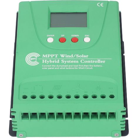 Wind-Solar-Hybrid-Laderegler 24V 48V MPPT-Solarsystemregler für Stromversorgung 48220 (1/5)