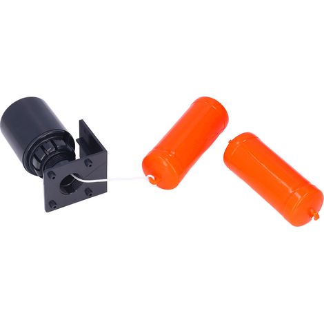 PP-Doppelschwimmer-Wasserstandsschalter, 250V/380V-Pumpensensor, Kunststoff-Schwimmerschalter für Tank (1/5)