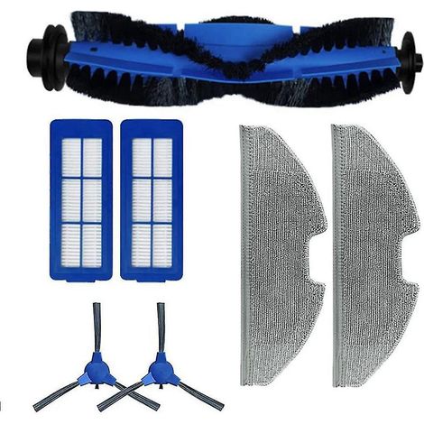 Brosse principale, brosses latérales, lingettes de nettoyage, filtre pour Eufy G10 G30 (1/4)