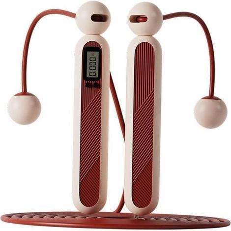 Kabelloses Springseil – HOMYL – Fitness Speed Bearing – Unisex – Pink (1/4)