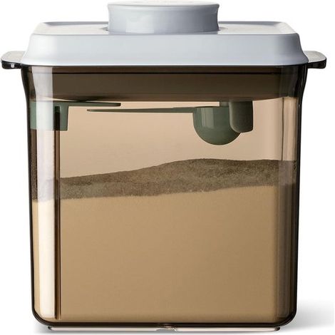 Contenitore portatile per biberon da 1700 ml - Contenitore ermetico - Con cucchiaio - Adatto per conservare il biberon (1/5)