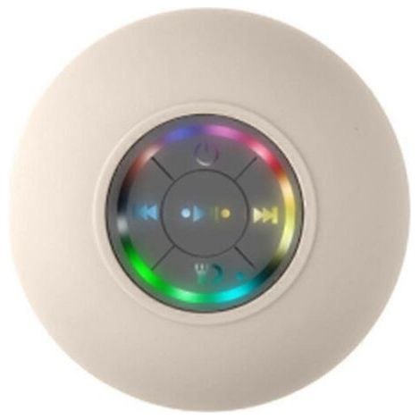 Enceinte sans fil pour salle de bain avec éclairage RGB et fonction mains libres (1/5)