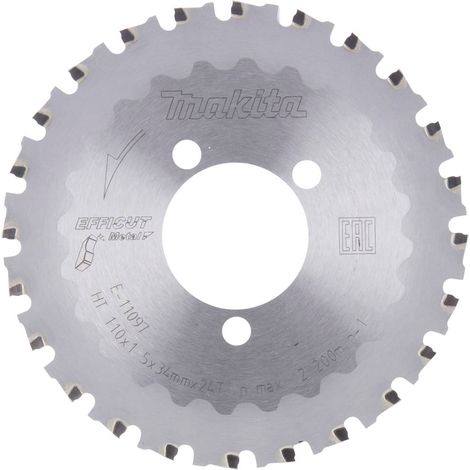 Makita E-11097 Lame de scie circulaire 110 x 34 x 1.5 mm Nombre de dents: 24 1 pc(s) (1/2)