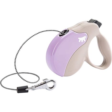 Ferplast AMIGO CORD Guinzaglio allungabile con cordino. 4 misure e vasta scelta di colori.. Variante MINI - Misure: 12 x 3 x h 10 cm - Lilla