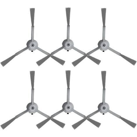 6pcs Accessories Side Brush for Eufy L60, L50, L60 Ses, L50 Sa Vacuum Cleaner Spare Parts, Cleaning Corners and Dust-Chrom (1/5)