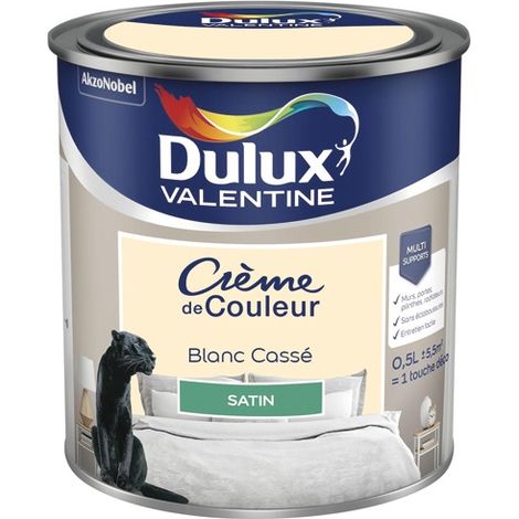 Valentine Crema di Colore Satin 0,5l Bianco Gesso - Dulux Valentine