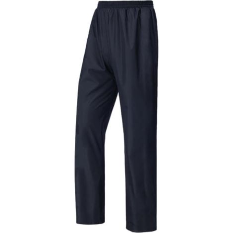 Pantalon de pluie imperméable pour homme et femme pour cyclisme, camping, randonnée, escalade, trekking, coupe-vent et résistant aux déchirures avec taille haute élastique, noir (1/5)