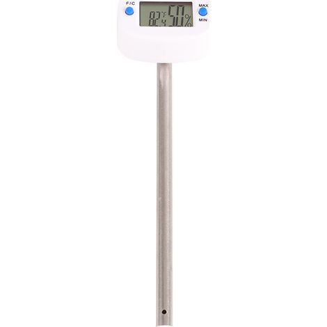 Thermomètre Sol Numérique avec Capteur d'Humidité - Haute Précision IP68 Étanche pour Jardinage (1/5)