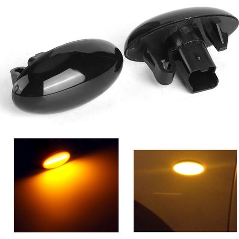 Luz de posición lateral LED dinámica apta para Peugeot 1007 107 206 207 307 6325G3-Crezuo (1/4)