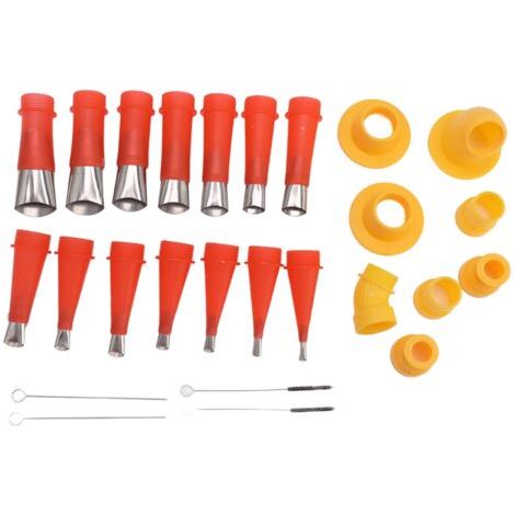 Kit D'outils de Buse en Caoutchouc intégré Universel, Revêtement D'applicateur de Buse de Calfeutrage pour Joints D'évier de Fenêtres de Cuisine de Salle de Bain (1/5)