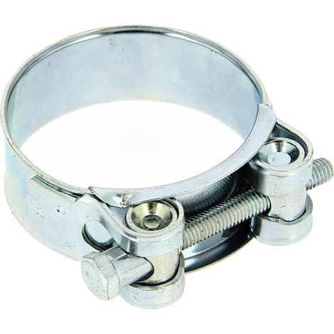 Collier de serrage renforcé en acier zingué – Plage de serrage 52 à 55mm – Pour assemblage de tuyaux épais et armés – Norme DIN 3017 – Serflex