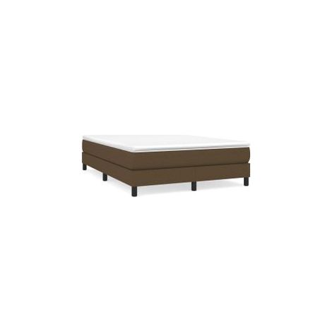 Sommier à lattes de lit avec matelas Marron foncé 160x200 (1/5)