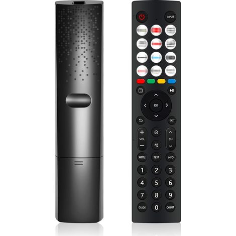 Remplacement pour télécommande Hisense, Télécommande TV universelle avec 12 touches de raccourci Compatible avec les Smart TVs Hisense VIDAA 4K HDTV FHD QLED LCD LED - Aucune configuration requise