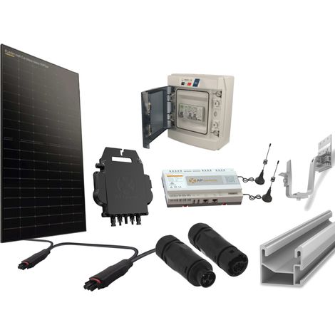 Kit 2 panneaux photovoltaïque pour tuile méca micro onduleur 1000Wc