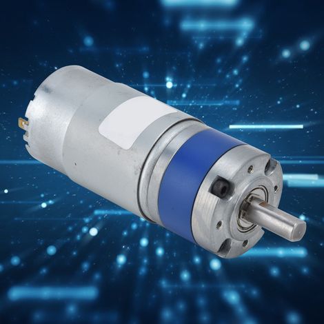 Réducteur planétaire CM36-555, moteur à courant continu à balais de carbone, moteur pour robot et maison connectée, 12 V CC, 60 tr/min (1/5)