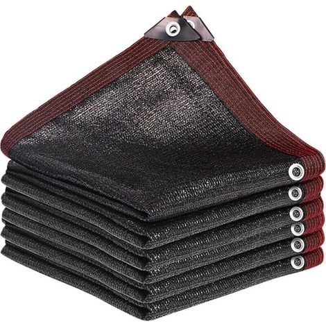 Voile d’Ombrage Épaissie et Renforcée 4x4 m – Tissu Pergola et Serre, Bords Perforés, Protection Solaire pour Balcon, Jardin et Abri Voiture