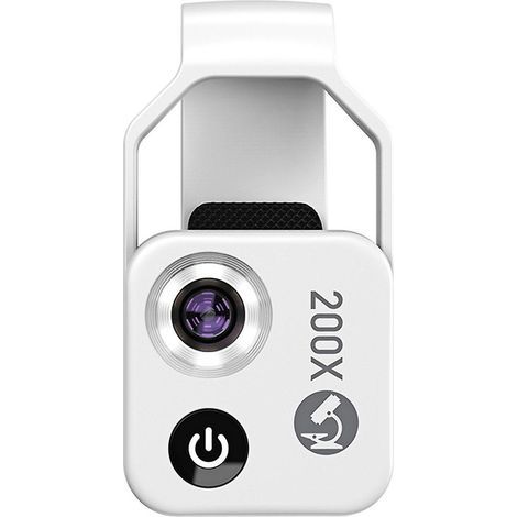 APEXEL MS002 200X Professionelles Mikroskop mit Vergrößerung für Smartphones und Universalclip für Pflanzen, Insekten und Haare (1/5)