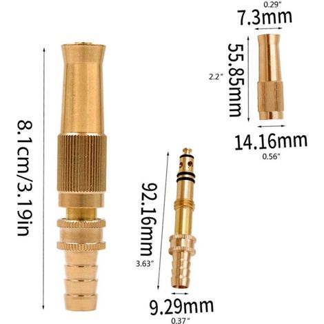 Multipurpose High Pressure Washer Spray Nozzle Balcony Cleaning Garden Irrigating Nozzle Direct Sprinkler Multicolor