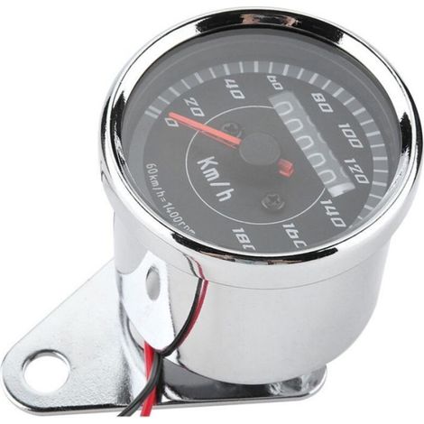 Compteur kilométrique rétro-éclairé interne, compteur de vitesse de moto antichoc pour le cyclisme en plein air (1/3)