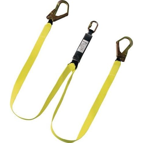 Amortiguador de caídas H100 TWIN Lanyard Rebar Hook L.1,8m EN354,EN 355 (1/3)