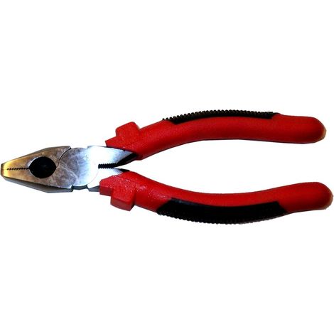Universalzange 6" schwarzer und roter Griff C0013