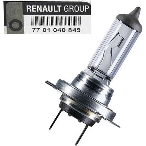 Lampadina H7 12V 55W PX26d per faro anteriore, anabbagliante e abbagliante, Renault 7701040849 (1/5)