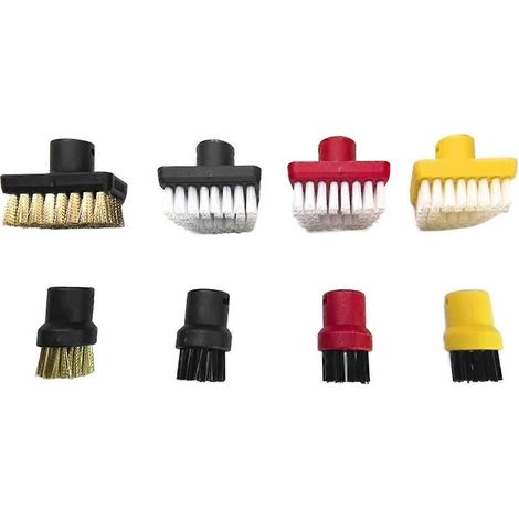 Brosse de nettoyage petite T pour SC1 SC2 SC3 SC4 SC7, jeu de 2 accessoires de rechange pour nettoyeur vapeur, pinceau fin adapté aux angles et joints, remplacement facile, usage ménager polyvalent, r (1/5)