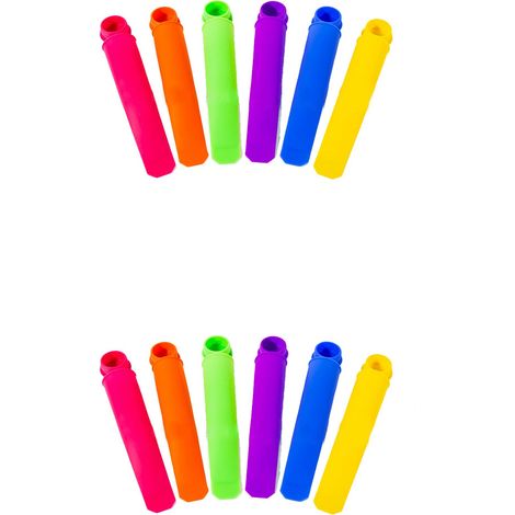 Moule À Glace - Silicone Flexible - 20 x 4 cm - Pour Bâtonnets De Glace - 12 Pièces (1/5)