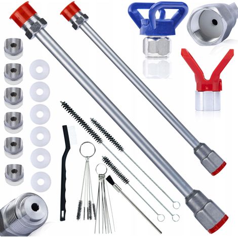 Set Lancia per Pistola a Spruzzo 100 cm e 50 cm – Alta Pressione 290 Bar Filettatura 7/8" Accessori Verniciatura Inclusi (1/5)