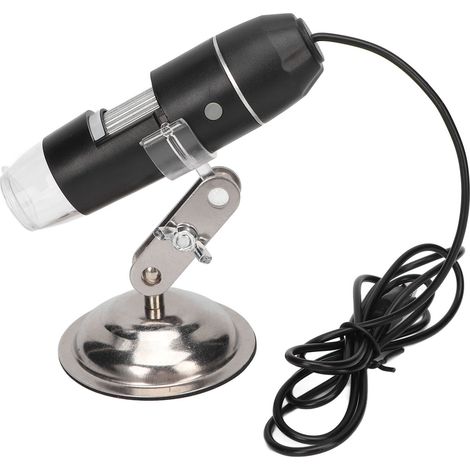 Microscope numérique 0X-200X USB avec 8 LED blanches, caméra de grossissement portable pour Windows XP (1/5)