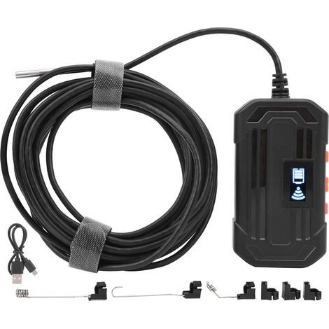 Endoscope Industriel F240 WiFi 1080P, 6 LED, 2m pour Inspection de Conduits et Réparation (1/5)