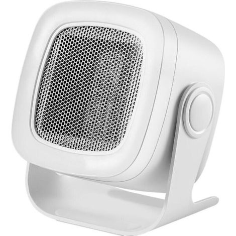 Chauffage d'appoint - Petit radiateur électrique portable - Radiateur céramique PTC - 800 W - Pour bureau, maison, chambre (1/5)