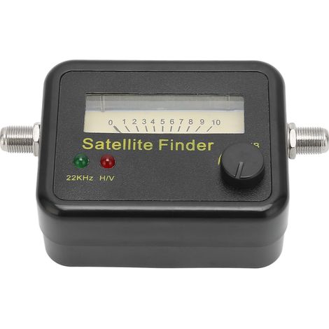Détecteur de signal satellite professionnel, sensible et compact, avec mesureur de puissance du signal d'antenne TV et écran LCD. (1/5)