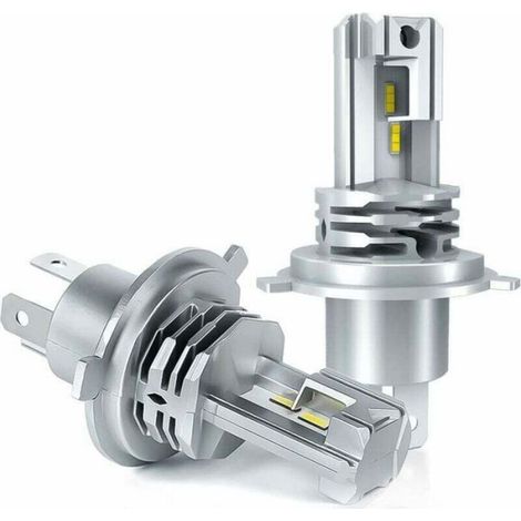 2 Ampoule LED H4,Blanc 6500K,Faisceau haut/bas,12V-24V,Véhicule (1/3)
