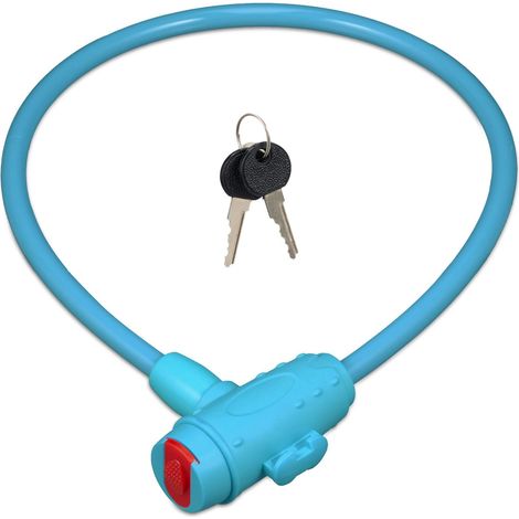 Antirrobo de bicicleta para niños seguro 70 x 1 cm diseño colorido aprendizaje fijación de metal rojo 130013949 (1/4)