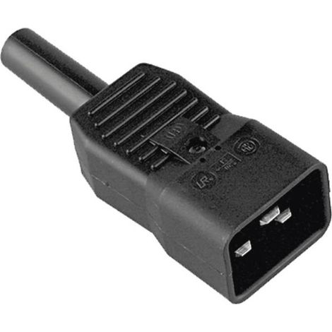 Connectique pour appareils réfrigérants Bachmann 915.175 mâle Nombre total de pôles: 2 16 A noir 1 p (1/3)