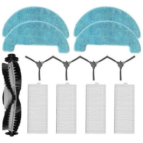 Pièces de rechange et accessoires pour Pioneer VC704R / VC714R : brosse principale, filtre et chiffon de nettoyage. (1/5)