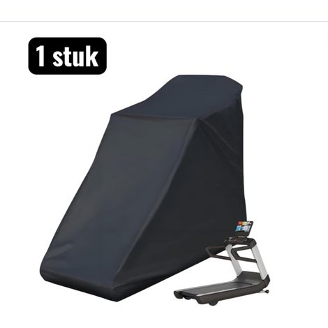 Housse de protection pour vélo vélo d'appartement et vélo elliptique imperméable et résistante aux UV 200 x 95 x 150 cm noir (1/4)