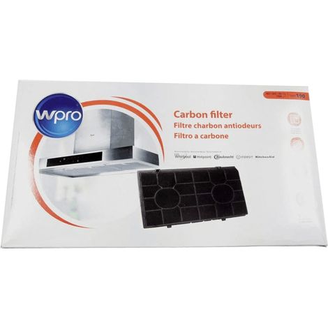 FILTRE CHARBON ACTIF TYPE 190 FAT 190 POUR HOTTE WHIRLPOOL - 484000008578 (1/4)